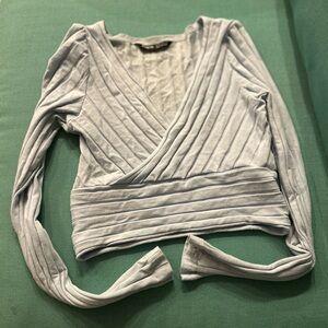 SHEIN Black Crop Top with Chic Design